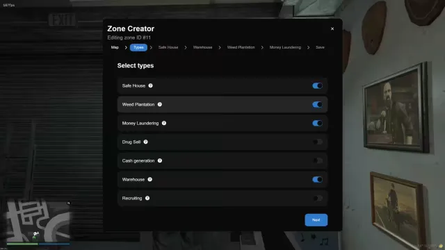 Electus Gangs | FiveM Gang Script | Wars & Zones ESX QBCore FiveM script preview