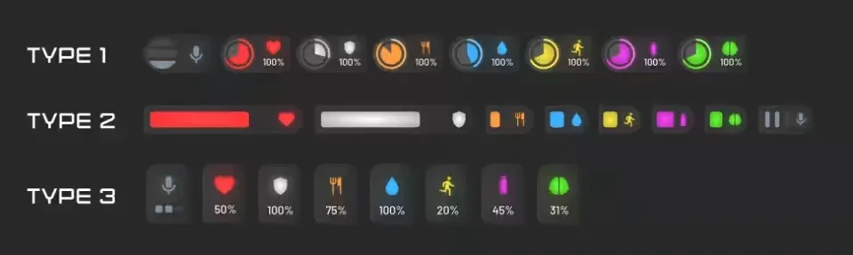 Free Advanced HUD V7 by 0Resmon FiveM script preview