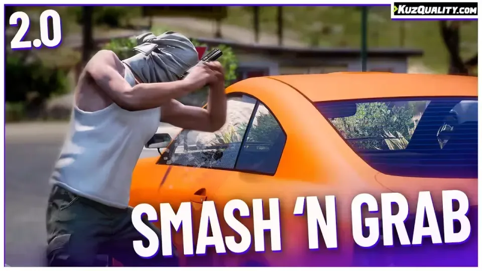 Smash N Grab 2.0: NPC Vehicle Looting FiveM script preview