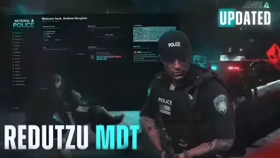 Redutzu MDT for FiveM Police FiveM script preview