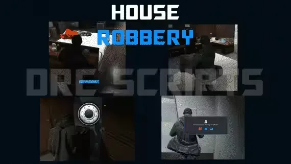 Free DRC House Robbery, NoPixel Style FiveM script preview