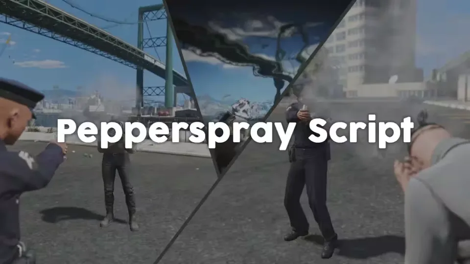 FiveM Pepper Spray Weapon for Police FiveM script preview