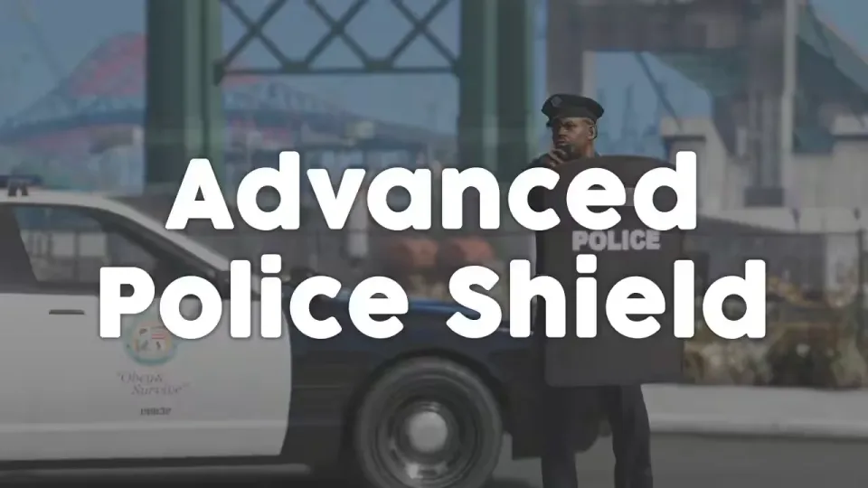 Police Ballistic & Riot Shields FiveM script preview