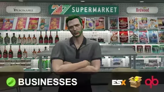 Player-Owned Businesses with Trading FiveM script preview