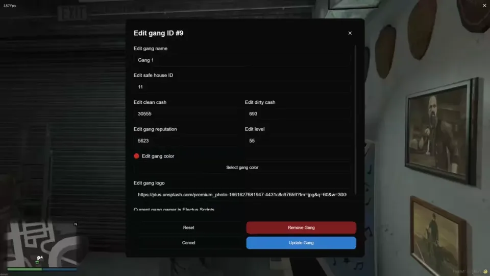 Electus Gangs: Territory Wars and Zone Control FiveM script preview